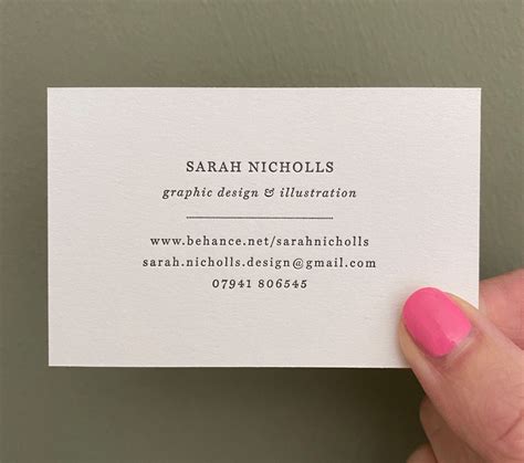 Self-promotion: Business Card Design on Behance