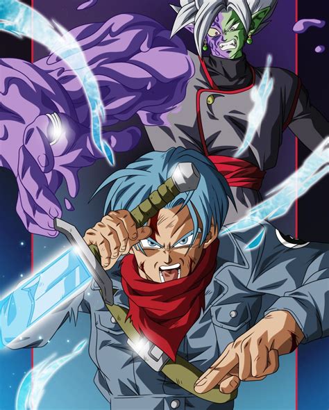 Trunks 🗡️Vs Zamasu in 2021 | Dragon ball artwork, Dragon ball super ...