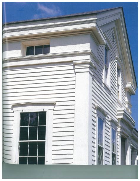 Exterior Cornice Trim and Windows in the Frieze Boards. Colonial Trim over the Windows ...