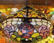 Tiffany Chandeliers - Stained Glass Hanging Lamps