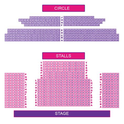 Princess Theatre Seating Map