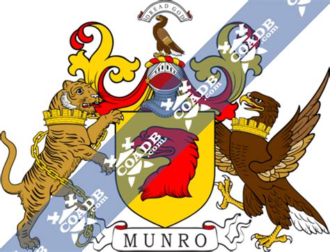 Munro Family Crest, Coat of Arms and Name History