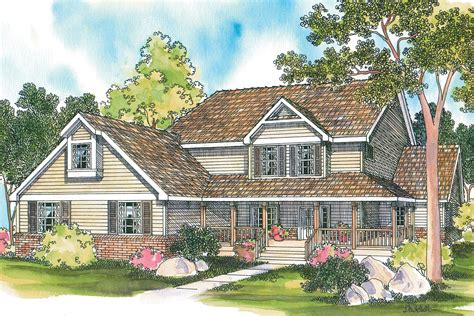 Country House Plan - Clayton 10-292 - by Associated Designs Farmhouse ...