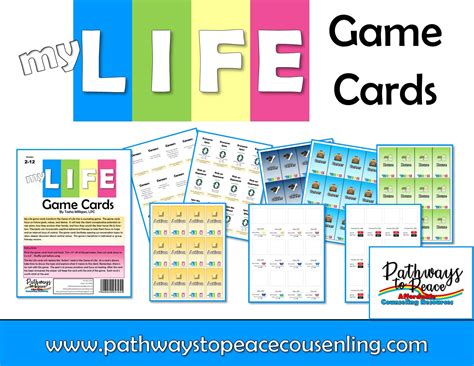 My Life Game Cards Turn the Game of Life Into a Counseling - Etsy