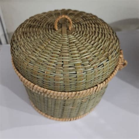 Bamboo Basket Wall Decor - Etsy