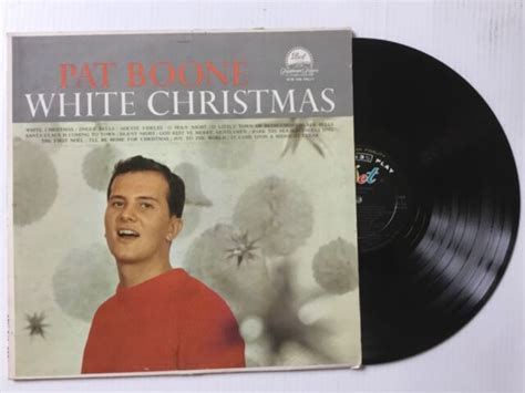 Pat Boone: White Christmas 1959 Vinyl LP DOT DLP-3222 14 tracks+bonus CD | eBay