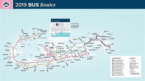 Bus routes and maps | Government of Bermuda | Bus route map, Bus route, Route map