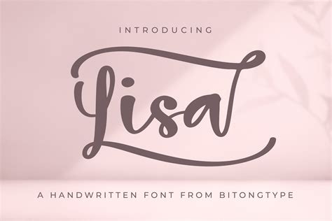 Lisa Font by BitongType · Creative Fabrica