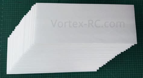 6MM Depron 20 Sheet Pack 500x200MM - Vortex-RC