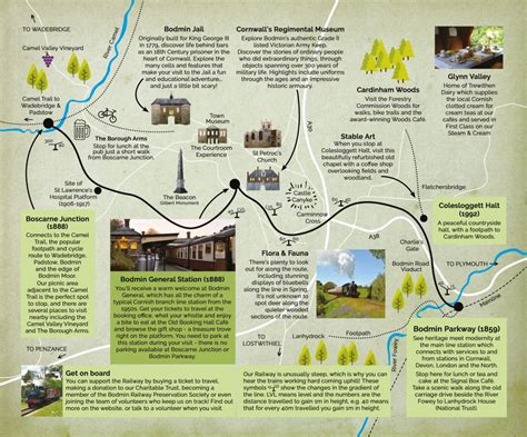 Bodmin And Wenford Railway Map - Spring Semester 2024