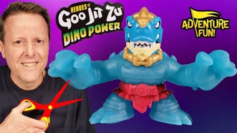 What’s Inside Heroes of Goo Jit Zu Dino Power Dinogoo T-Rex “Tyro” Adventure Fun Toy review ...