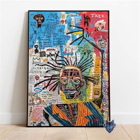 Jean Michel Basquiat Graffiti Poster Notary Street Wall Art - Etsy