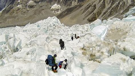 The Khumbu Icefall — the deadly Everest route that climbers fear