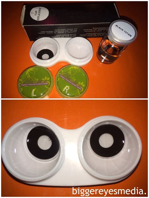 BIGGER eyes media.: Mini Sclera Phantasee Black Titan Lens Review + Coupon