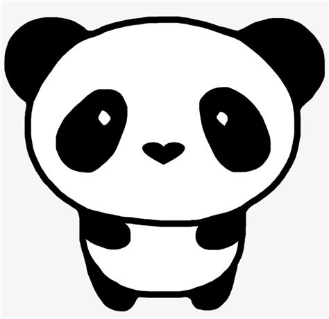 Panda Svg Kawaii - Easy Cute Panda Drawing - Free Transparent PNG Download - PNGkey