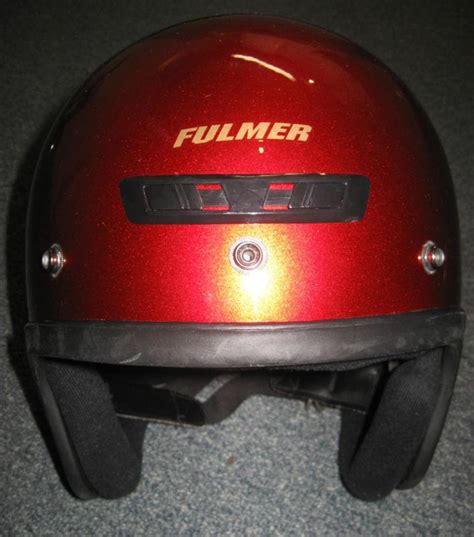 Buy Fulmer AF-20 Vintage Motorcycle Helmet - Large Candy Red Metallic ...