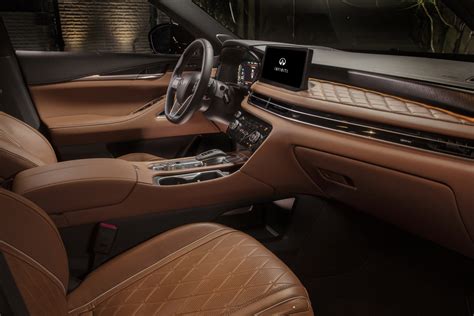 The all-new 2022 INFINITI QX60 AUTOGRAPH grade impresses and delivers executive-level comfort ...