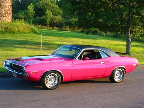 1970 Challenger R/T | Panther car, Pink car, Dodge muscle cars