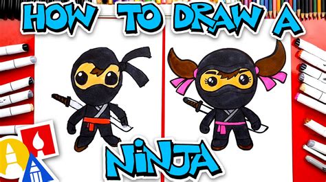 How To Draw A Ninja - Art For Kids Hub