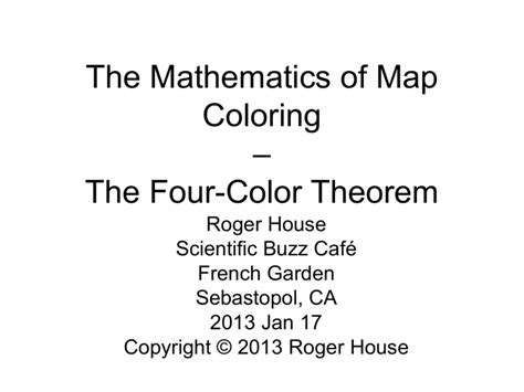 The Four-Color Theorem