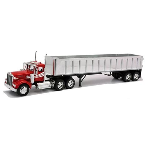 NEW13773 NEW-RAY - Kenworth W900 in 2021 | Kenworth, Dump trailer ...