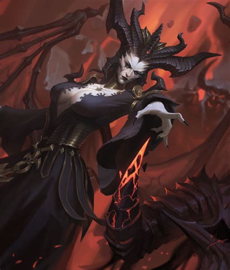 ArtStation - Diablo 4,lilith , XD XU | Dark fantasy art, Female demons ...