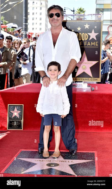 Eric Cowell attends the ceremony honoring Simon Cowell with a star on ...