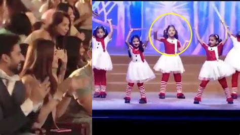 Aaradhya Bachchan's CUTE DANCE AT School Annual Day | Aishwarya Rai ...