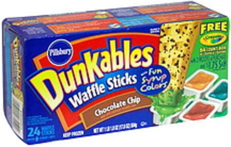 Pillsbury Chocolate Chip Waffle Sticks - 24 ea, Nutrition Information | Innit