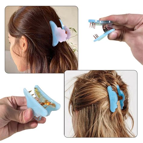 Buy DIY Irregular Shark Hair Clips Casting Moulds Hair Pin Mold ...