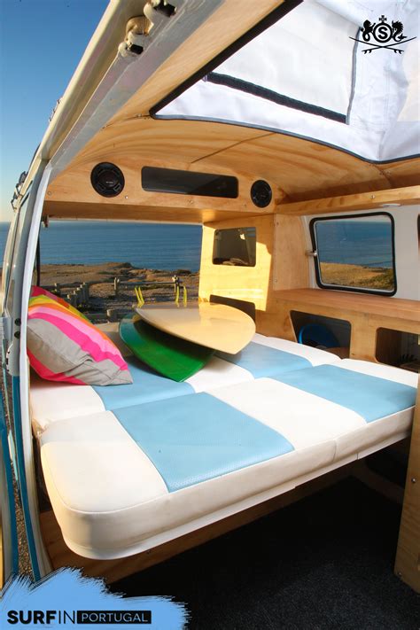 Suite with panoramic view... #surfinportugal 4x4 Camper Van, Kombi Home, Build A Camper Van ...