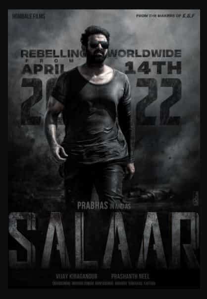 Salaar Movie Prabhas: Release Date, Cast, Poster, Heroine - Confirmed ...