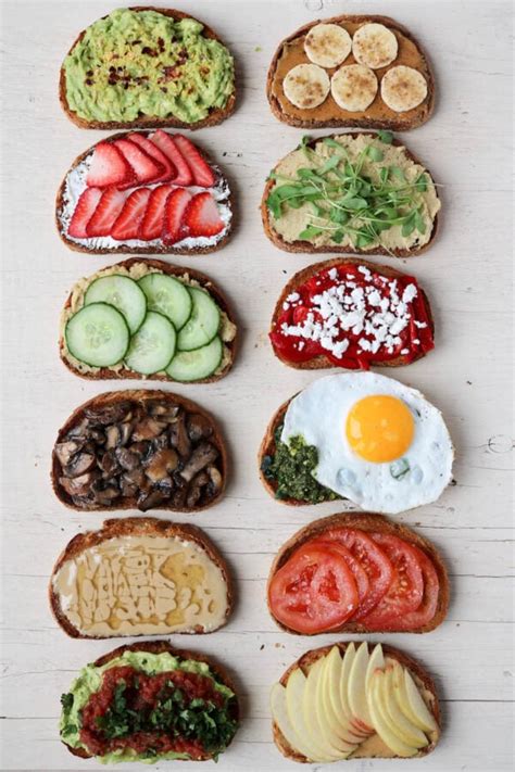 12 Healthy Toast Toppings - Stephanie Kay Nutrition