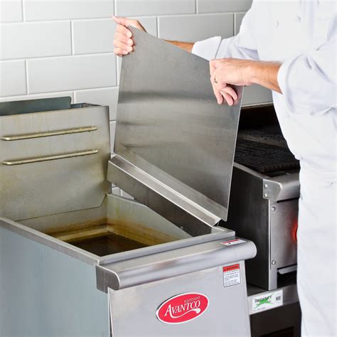 Stainless Steel Universal Splash Guard for Deep Fryers