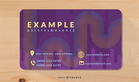 Brilliant Dynamic Flow Business Card Vector Download