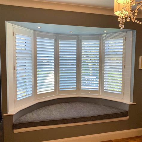 Curved Bay Window Shutters | Absolute Shutters