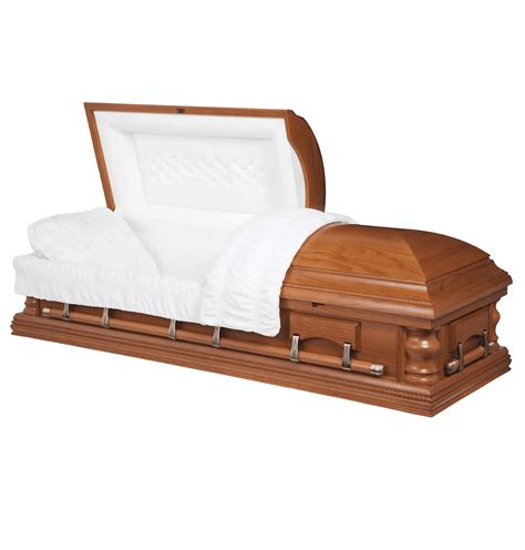 Only $2,399 - Titan Oak Wood Coffin (Casket) with Satin Finish – Titan Casket | Costco Next