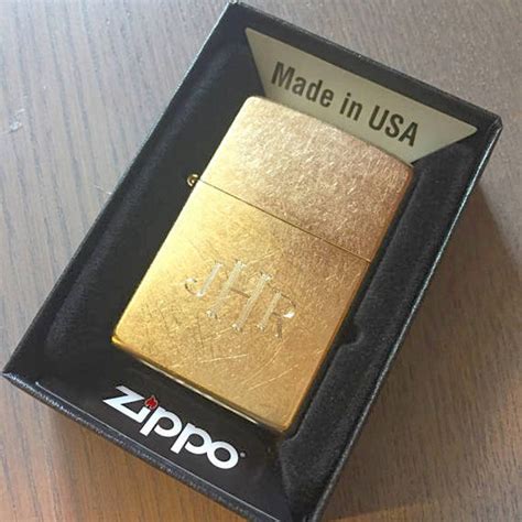 Zippo Lighter Engraved Classic Gold Dust Street Zippo | Etsy