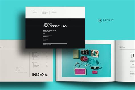 Design Portfolio Landscape Template, Print Templates ft. design ...