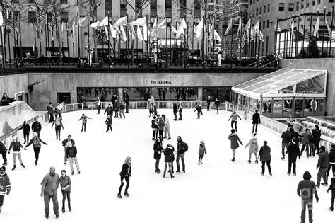 Rockefeller Center Ice Skating in New York City Photograph by John Rizzuto - Fine Art America