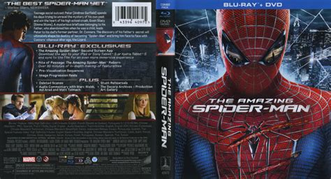 The Amazing Spider-Man blu-ray cover & labels (2012) R1