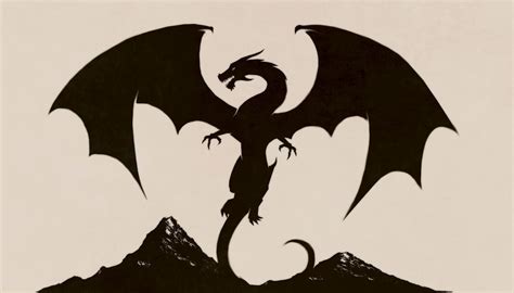 The hobbit minimalist art | Dragon tattoo, The hobbit, Hobbit dragon