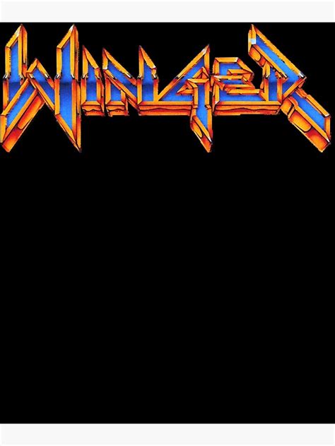 "Winger Band Logo Vintage" Poster for Sale by HtweJillia | Redbubble