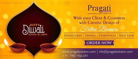 Creative Festival Banner - Diwali, Dhanteras, Christmas & New Year