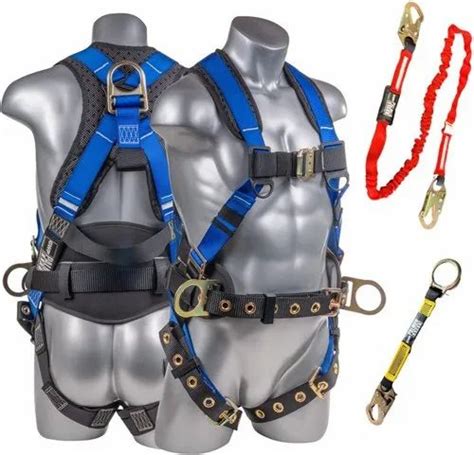 Nylon Black Fall Protection Harness, For Industrial, Size: Full Body at ...