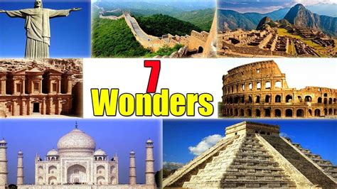 New 7 Wonders of the World - YouTube