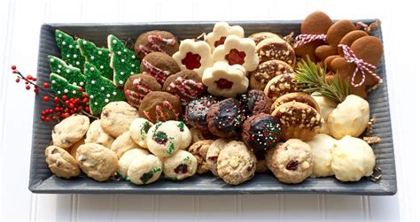 Holiday Cookie Tray is an assortment of several cookies