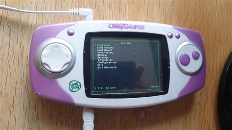 RetroArch on a LeapFrog Leapster GS