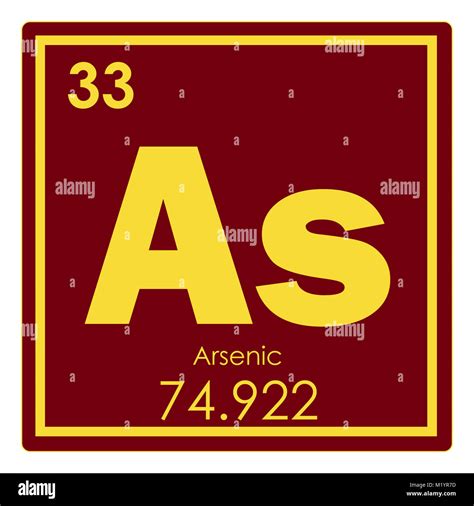 Arsenic Form Periodic Table Of Elements Stock Illustr - vrogue.co