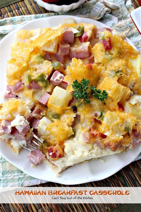 Hawaiian Breakfast Casserole | Can't Stay Out of the Kitchen | fabulous #breakfast #casserole ...